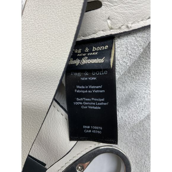 Rag & Bone 'Belize' White Leather Clutch - Picture 5 of 5
